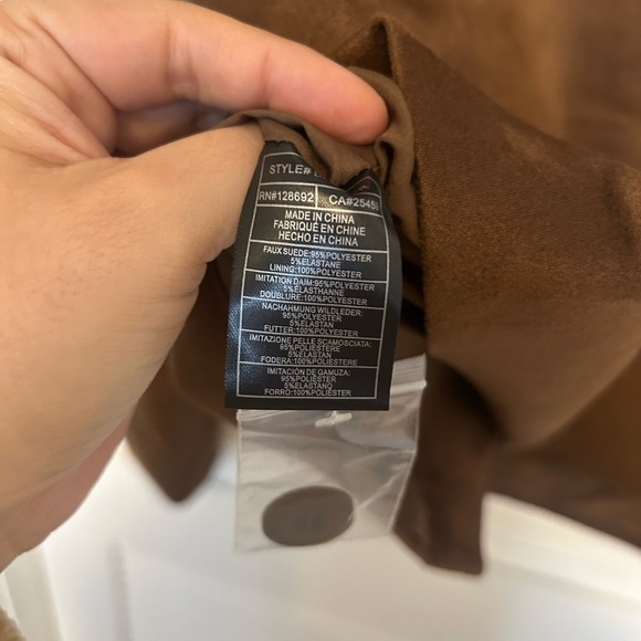 Steve Madden Faux Suede Trucker Jacket - Picture 6 of 6